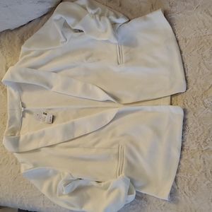 Women's Size M Maurices brand, Open front dress jacket/ blazer, solid white. NWT